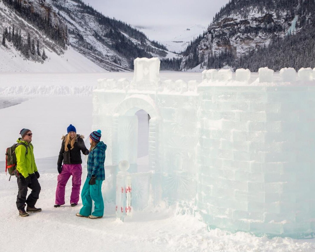 Ice Castle at Lake Louise