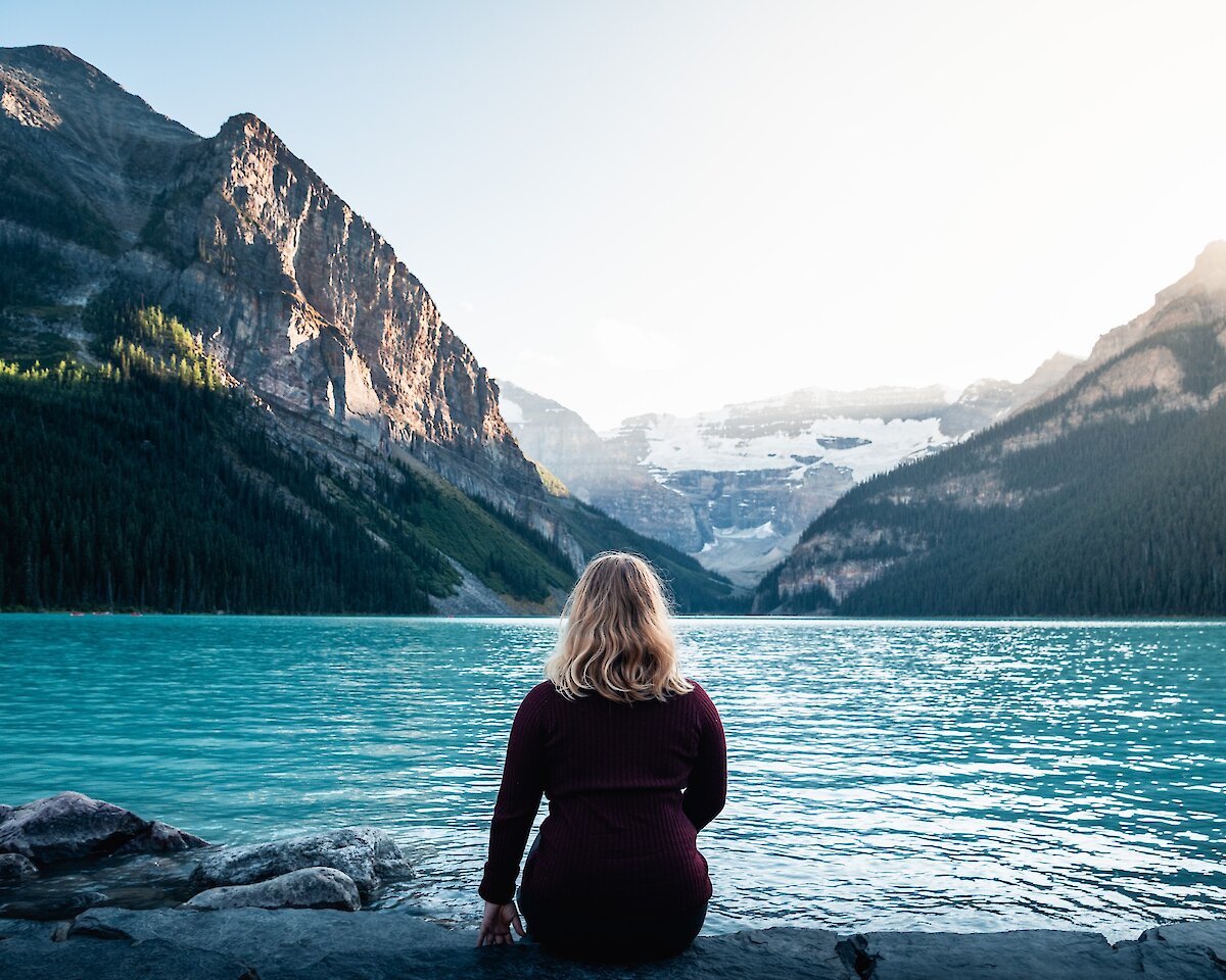 Lake Louise shoreline