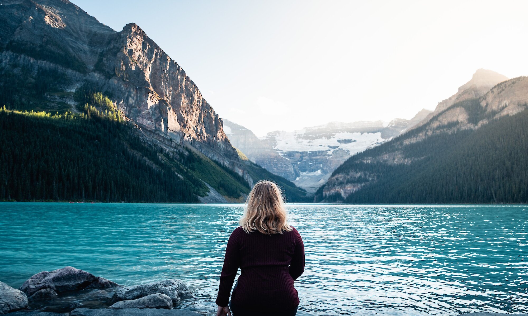 Lake Louise shoreline