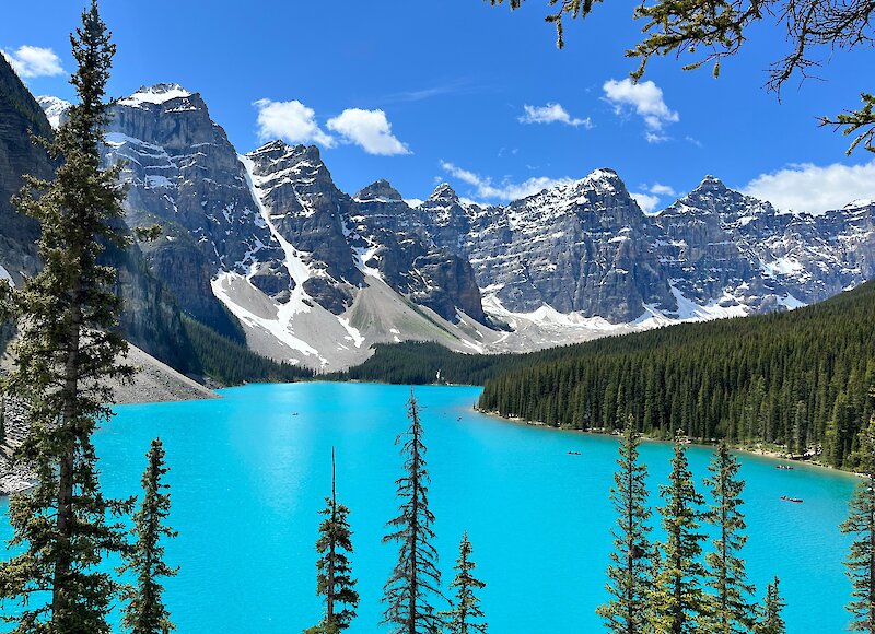 Moraine Lake during the day