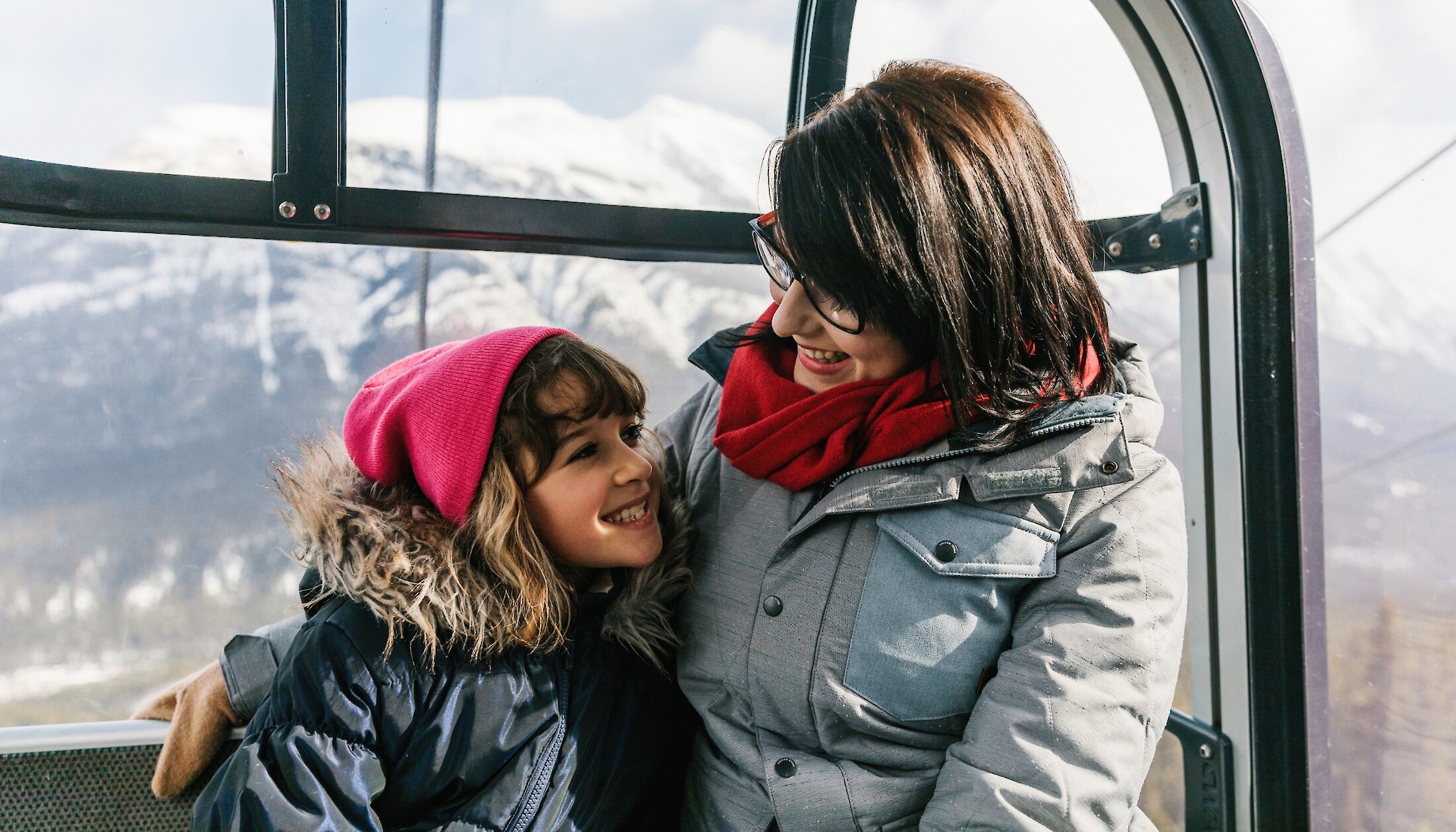 Banff Gondola Cabin in Winter