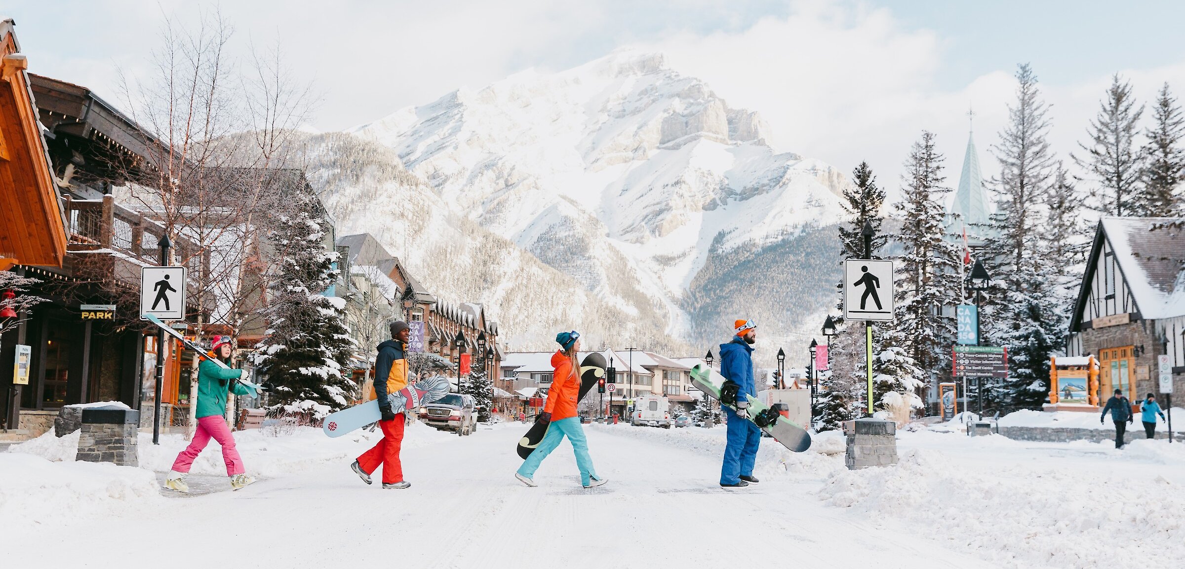 A view of Mount Rundle over Vermillion Lake in Banff National Park