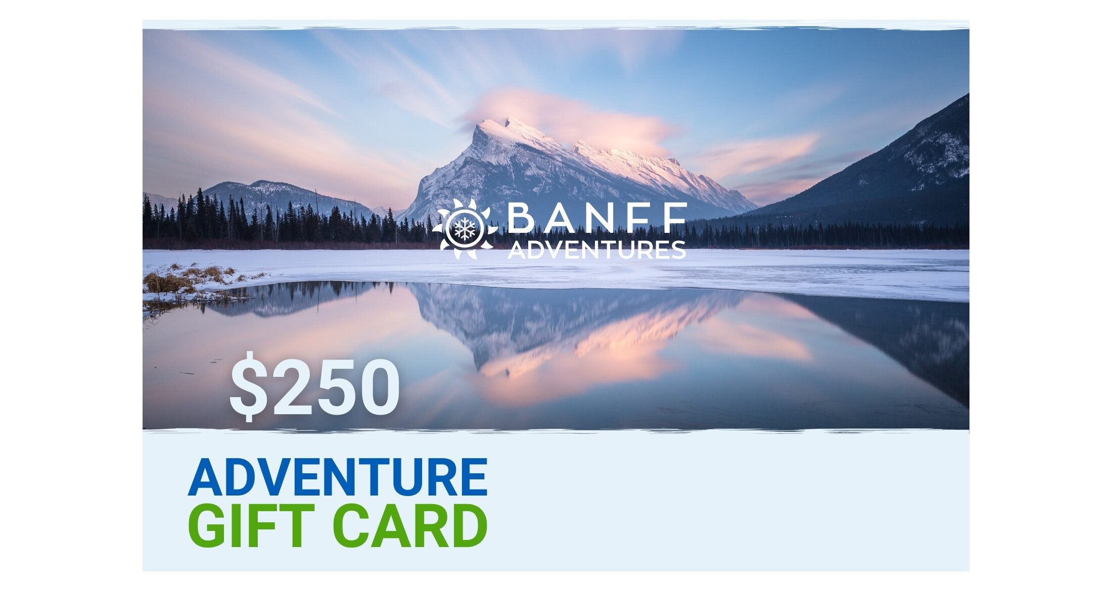 Banff Adventures Gift Card Christmas