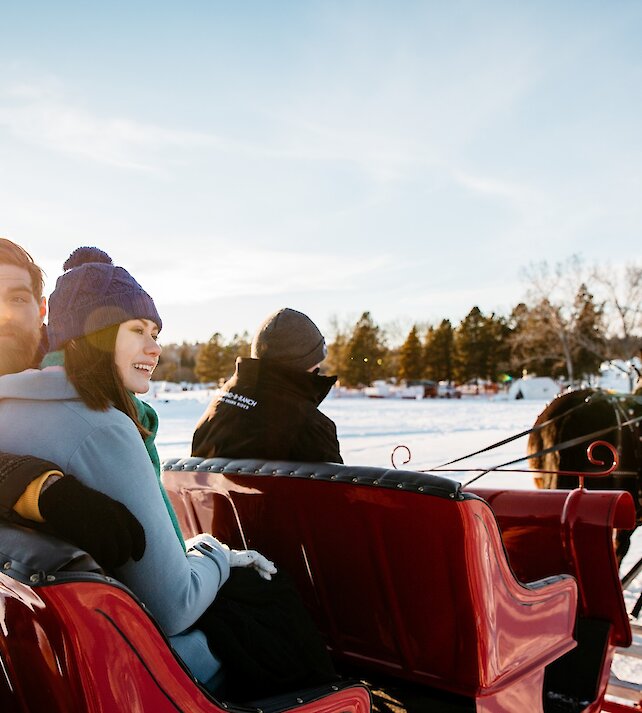 Sleigh Ride in Banff