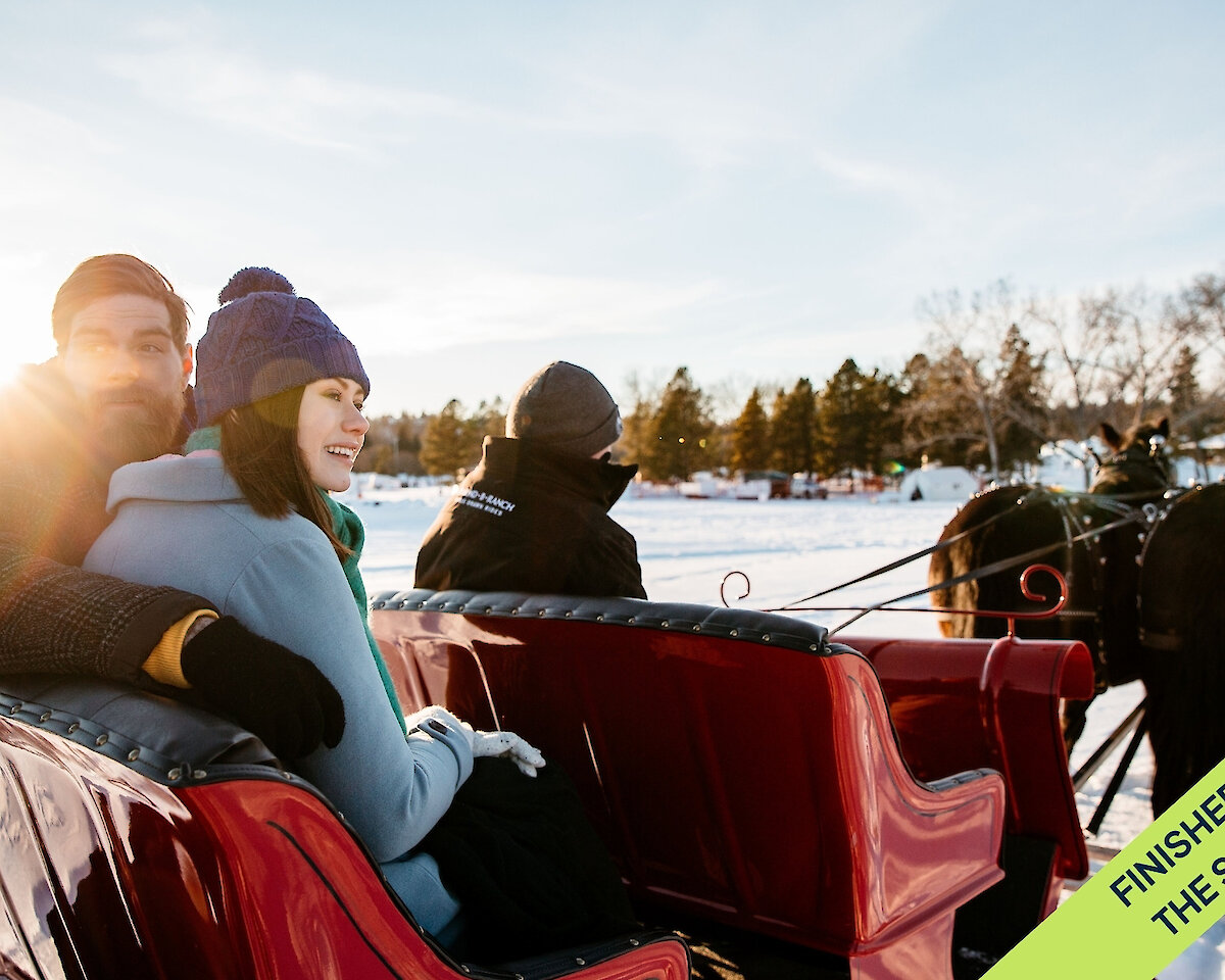 Private sleigh ride for Two in Banff